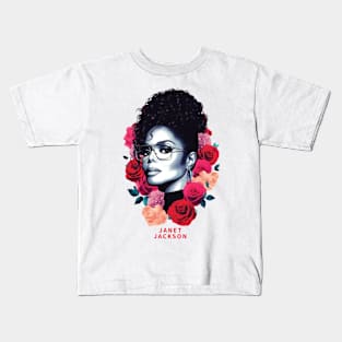 Janet // Aesthetic Fan Design Kids T-Shirt